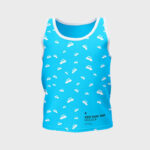 Three Realistic Kids Tank Top Mockup