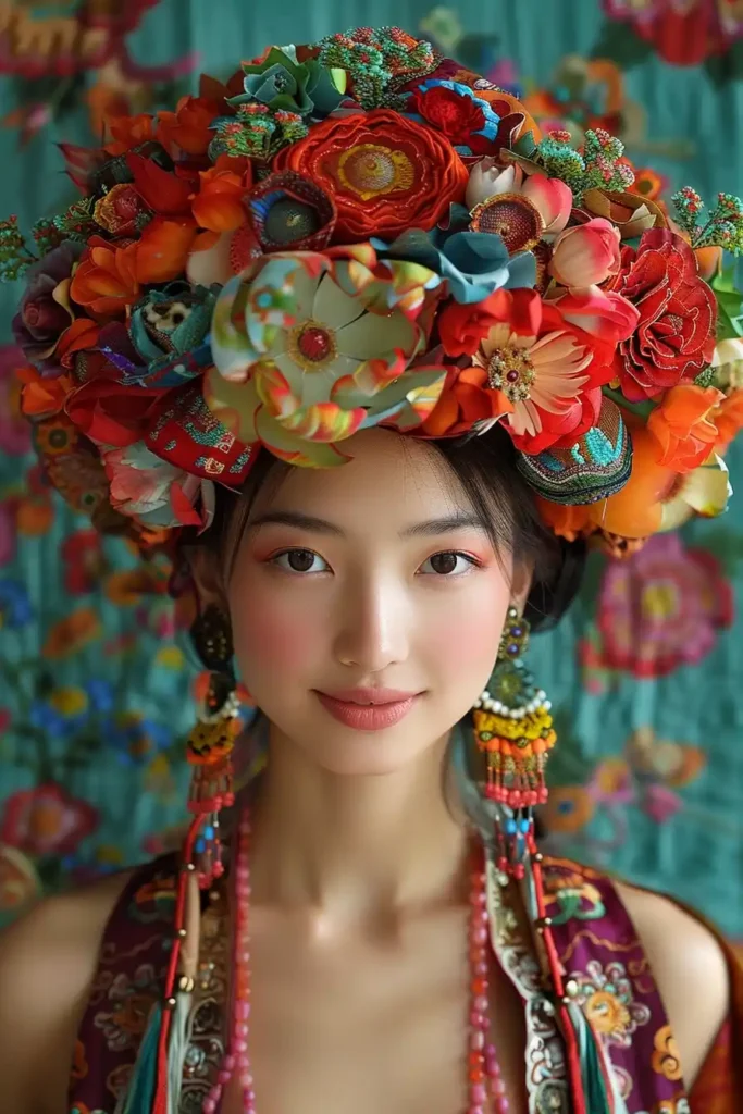 Tibetan Fashion Portrait