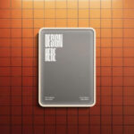 Tile Wall Lightbox Poster Mockup