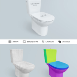 Toilet Bowl Mockup