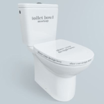 Toilet Bowl Mockup