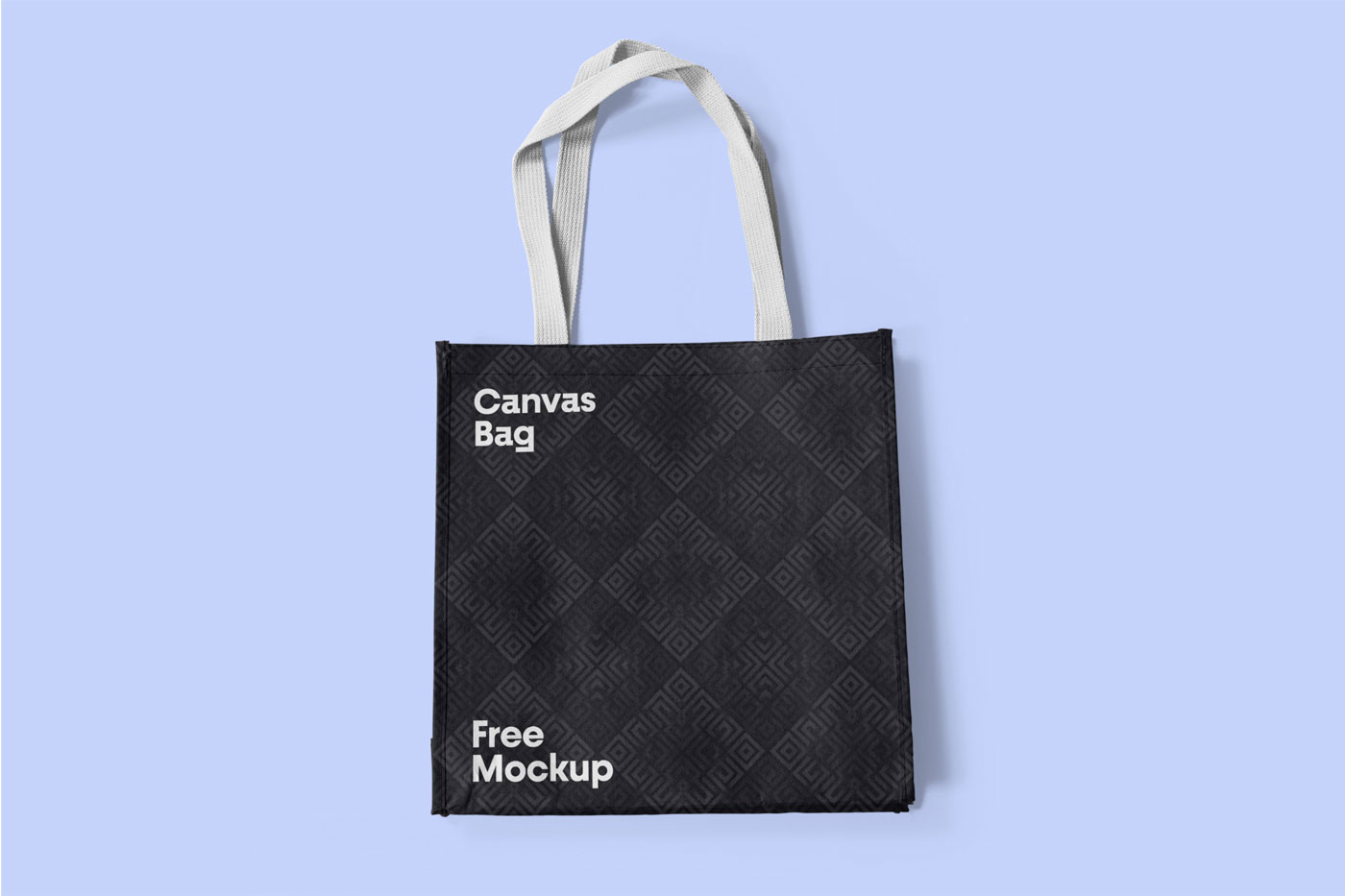 Top Shot of a Canvas Bag Mockup FREE PSD