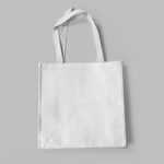 Top Shot of a Canvas Bag Mockup