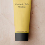 Top Showcase of Packaging Tube Mockup