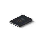 Top Side View of Closed Book Mockup