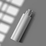 Top Side View of Cosmetic Pump Tube Mockup