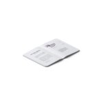 Top Side View of Minimal Open Notepad Mockup