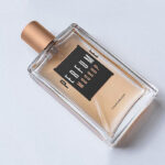 Top Side View of Perfume Bottle Mockup