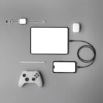 Top Sight of Apple Devices Mockup