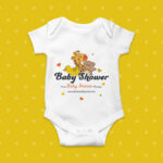 Top View Baby Suit Laying Down Mockup