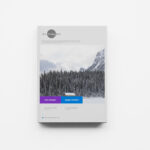 Top View Book Cover Mockup