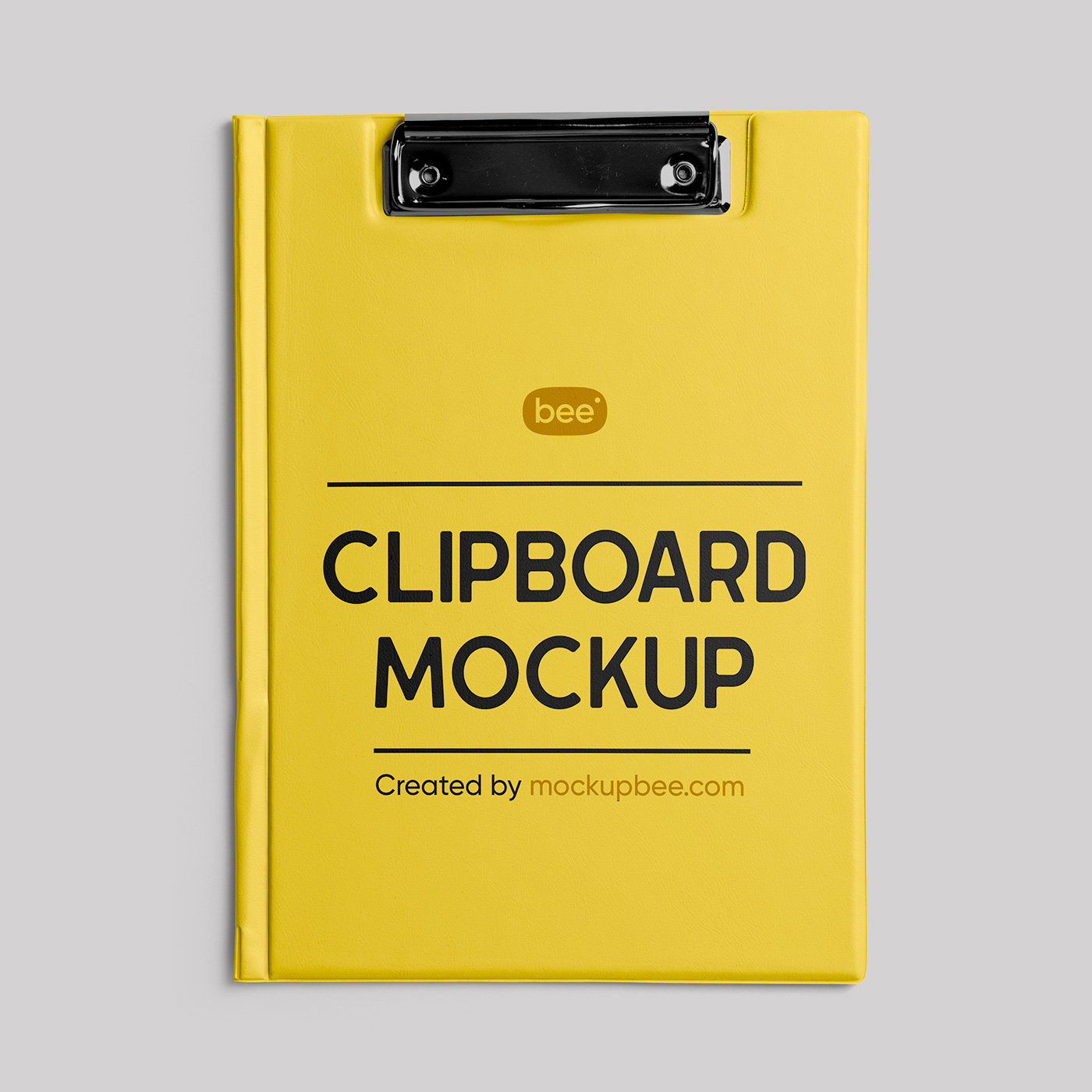 Top View Closed Clipboard Mockup FREE PSD