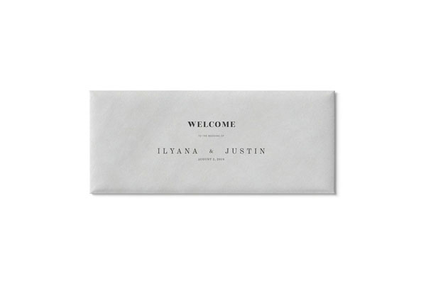 Top View Closed Envelope Mockup
