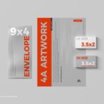 Top View Corporate Identity Stationery Mockup