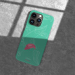Top View iPhone 14 Pro Matt Case Mockup