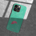 Top View iPhone 14 Pro Matt Case Mockup