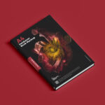 Top View Isolated Hardcover A4 Book Mockup