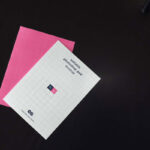 Top View of 2 A4 Letterhead Papers Mockup