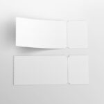 Top View of 2 Event Tickets Mockup