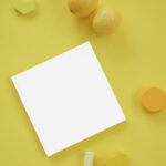 Top View of 3 Mockups of Hard Cover Book on Desk