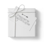 Top View of a Box Packaging with a Rope Mockup