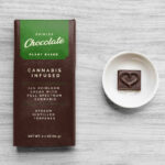Top View of a Chocolate Bar Packaging Mockup