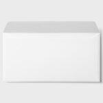 Top View of a Classic Open Envelope Mockup