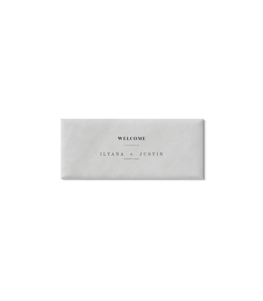 Top View of a Closed Envelope Mockup