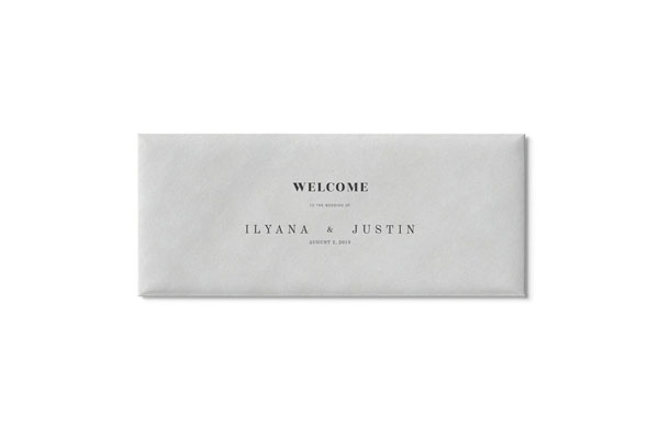 Top View of a Closed Envelope Mockup