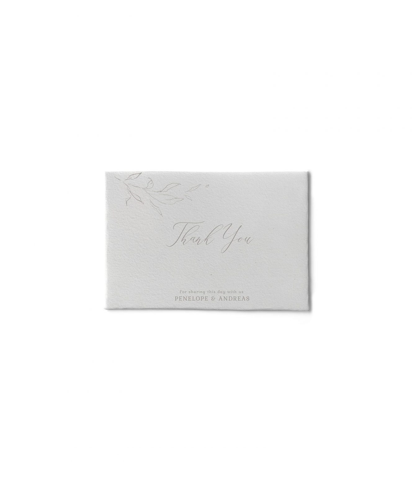 Top View of a Closed Paper Envelope Mockup FREE PSD