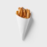 Top View of a Fries/Chips Wrapper Mockup