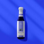 Top View of a Glass Sauce Bottle Mockup