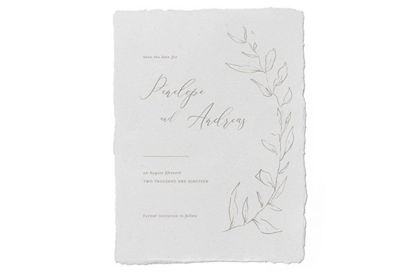 Top View of a Handmade Vertical Paper Mockup