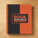 Top View of a Hard Cover Book Mockup