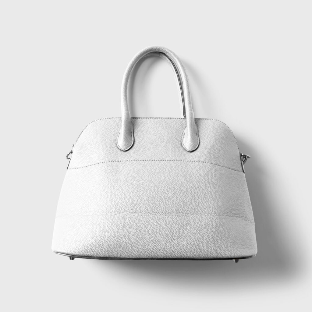 Top View of a Leather Bag Mockup