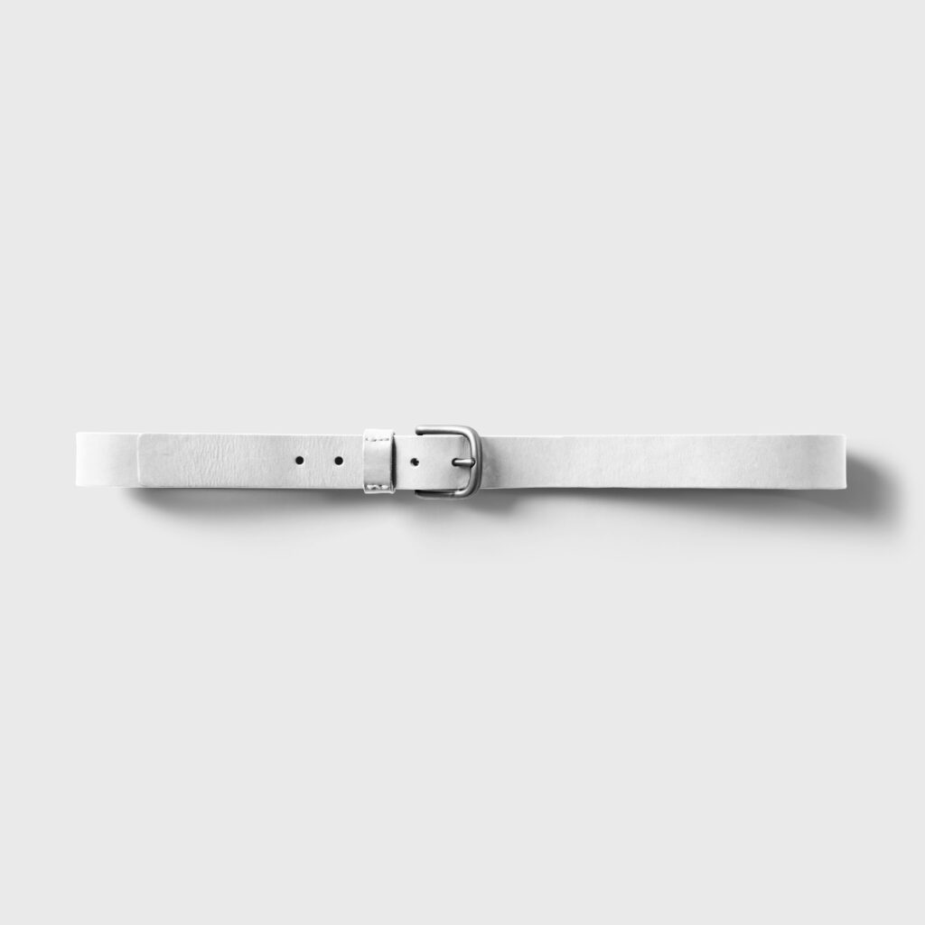 Top View of a Leather Belt Mockup