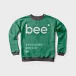 Top View of a Long Sleeve Sweatshirt Mockup