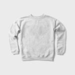 Top View of a Long Sleeve Sweatshirt Mockup