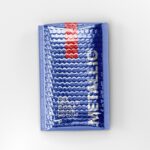 Top View of a Metallic Bubble Mailer Mockup