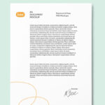 Top View of a Realistic A4 Document Mockup