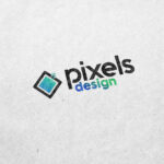 Top View of a Simple Logo Mockup