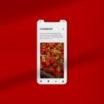 Top View of a Smartphone Display Mockup