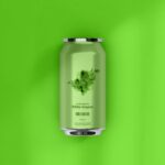 Top View of a Soda Can Mockup