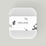 Top View of a Square Food Container Mockup