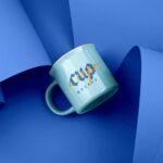 Top View of a Teacup Mockup