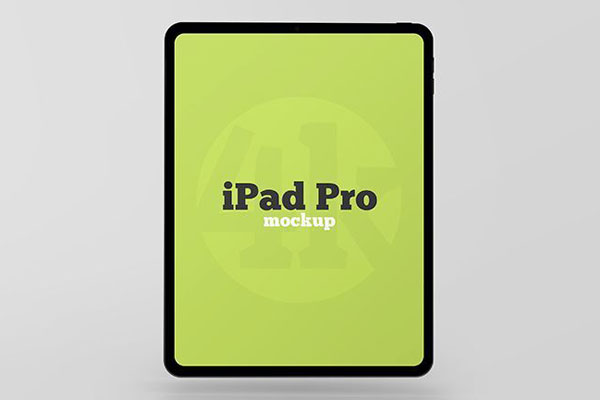 Top View of an iPad Pro Mockup