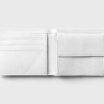 Top View of an Open Leather Wallet Mockup