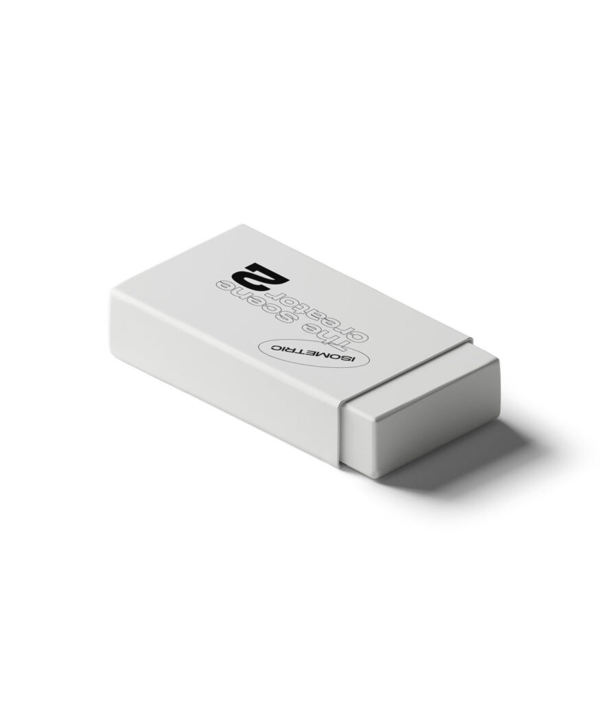 Top View of Box Package Mockup