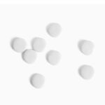 Top View of Circular Tokens Mockup