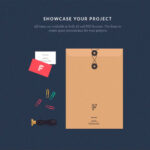 Top View of Flat Stationery Items Mockups